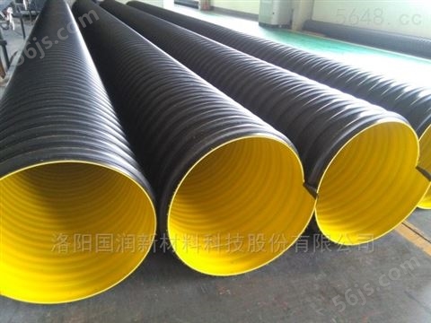 信阳钢带聚乙烯管厂家，HDPE钢带缠绕管公司