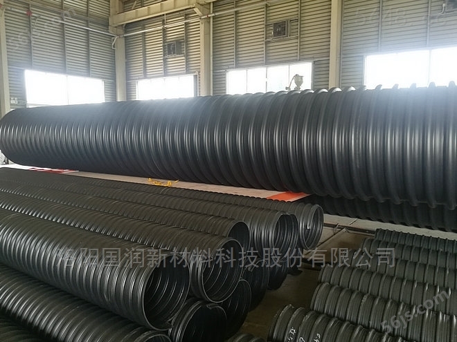 虞城2.4米钢带pe波纹排水管